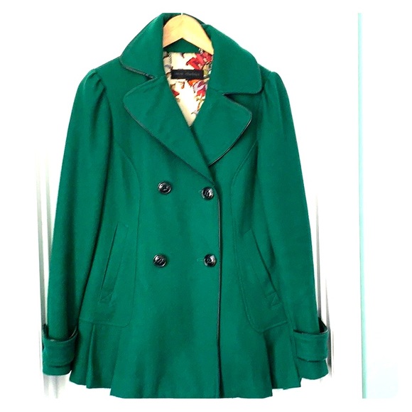 Steve Madden Jackets & Blazers - Steve Madden Green Winter Pea Coat Jacket